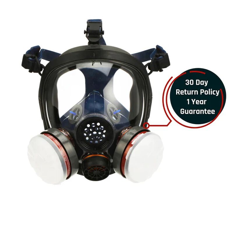 PD-100 Full Face Respirator Gas Mask with Organic Vapor and Particulate Filtration, , large image number 2